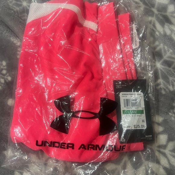 NWT Under Armour Women's Fly by 2.0 Running Shorts Size Large Pink - Picture 3 of 4